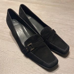 Stuart Weitzman loafer kitten heel -size 8N